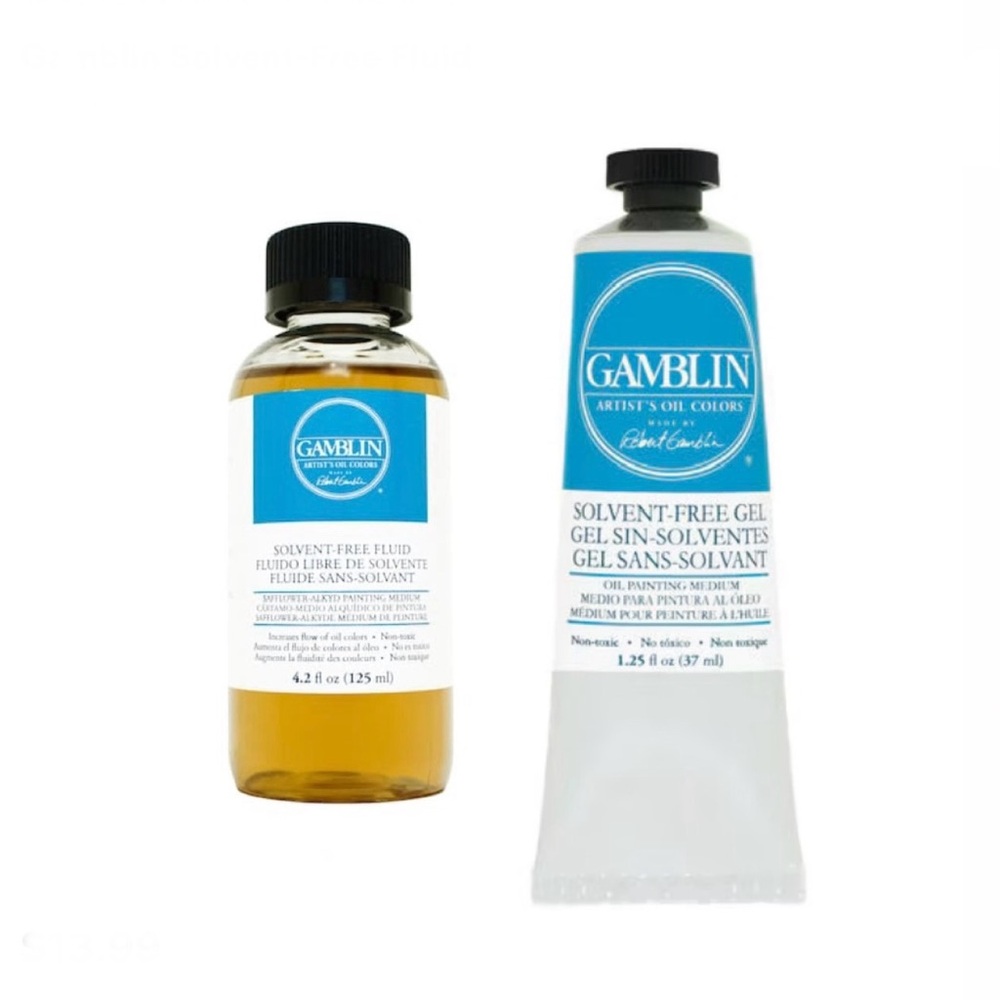 Lot of Gamblin Solvent-Free Gel & Fluid